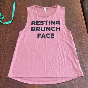 Resting Brunch Face Tank